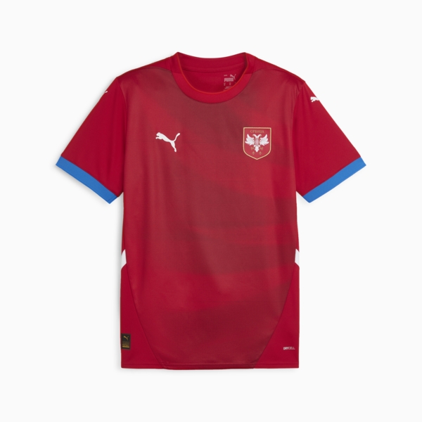 Serbia 2024 Home Jersey Men, Dark Cherry-PUMA Team Royal, large-ZAF
