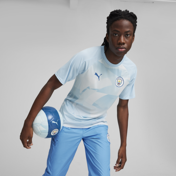 Manchester City Pre-match Jersey, Silver Sky-Lake Blue, large-ZAF
