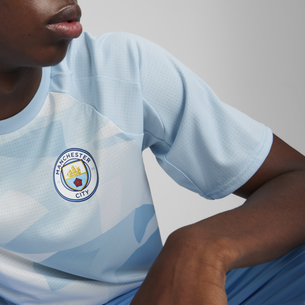 Manchester City Pre-match Jersey, Silver Sky-Lake Blue, large-ZAF