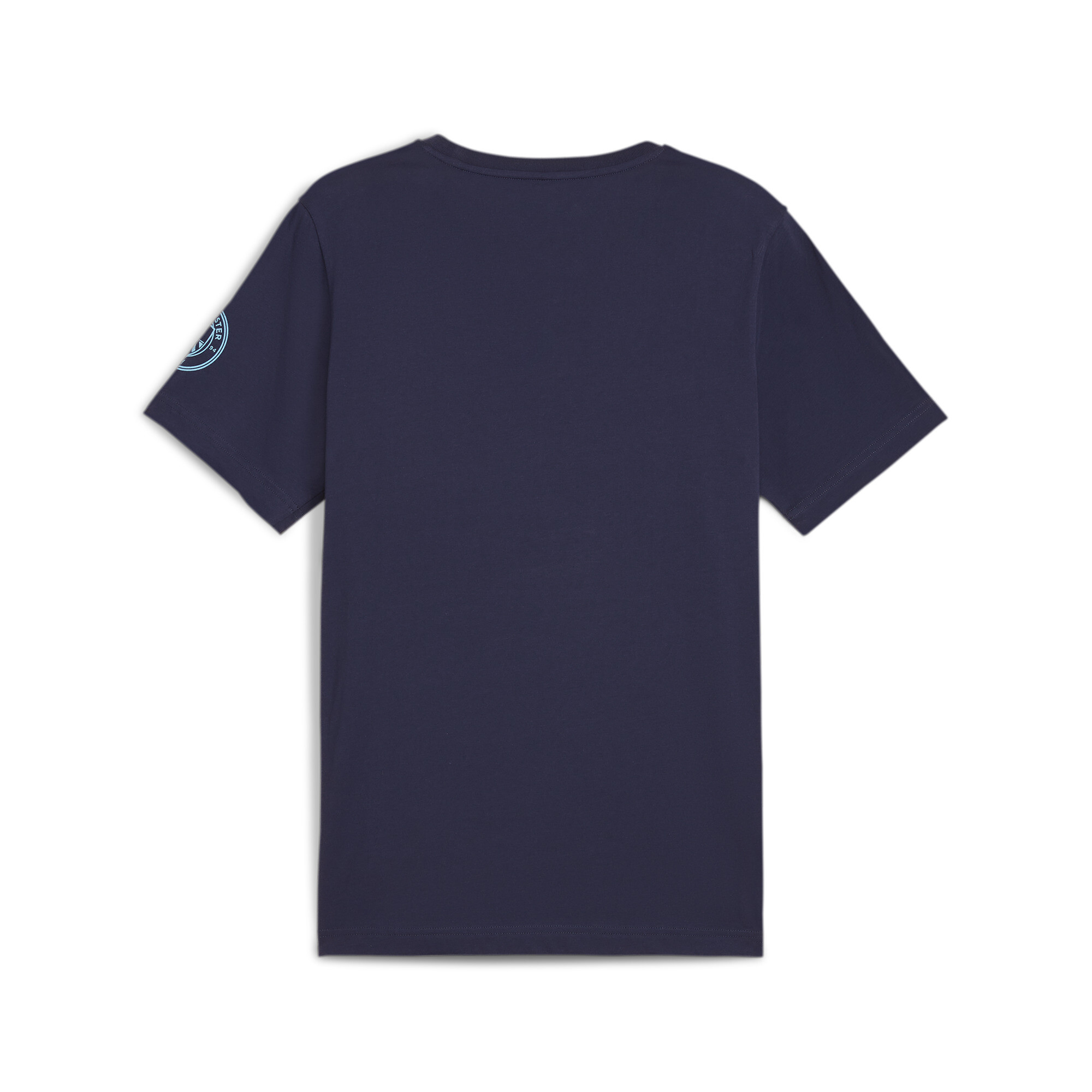 Men's PUMA Manchester City Ftblicons T-Shirt In Blue, Size Medium