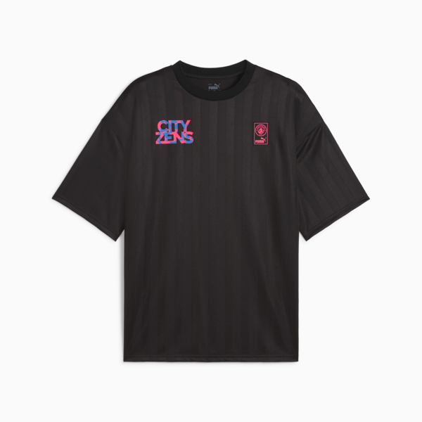 Camiseta del Manchester City FtblNrgy, PUMA Black-Sunset Glow, large-ARG