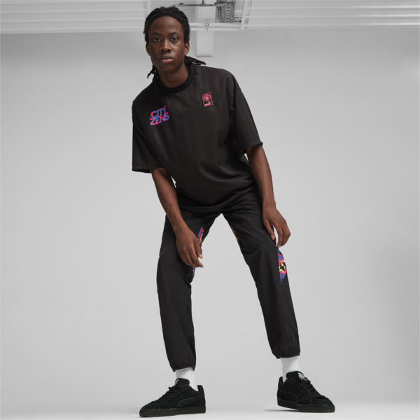 Pantalones Manchester City FtblNrgy, PUMA Black-Sunset Glow, large-ARG