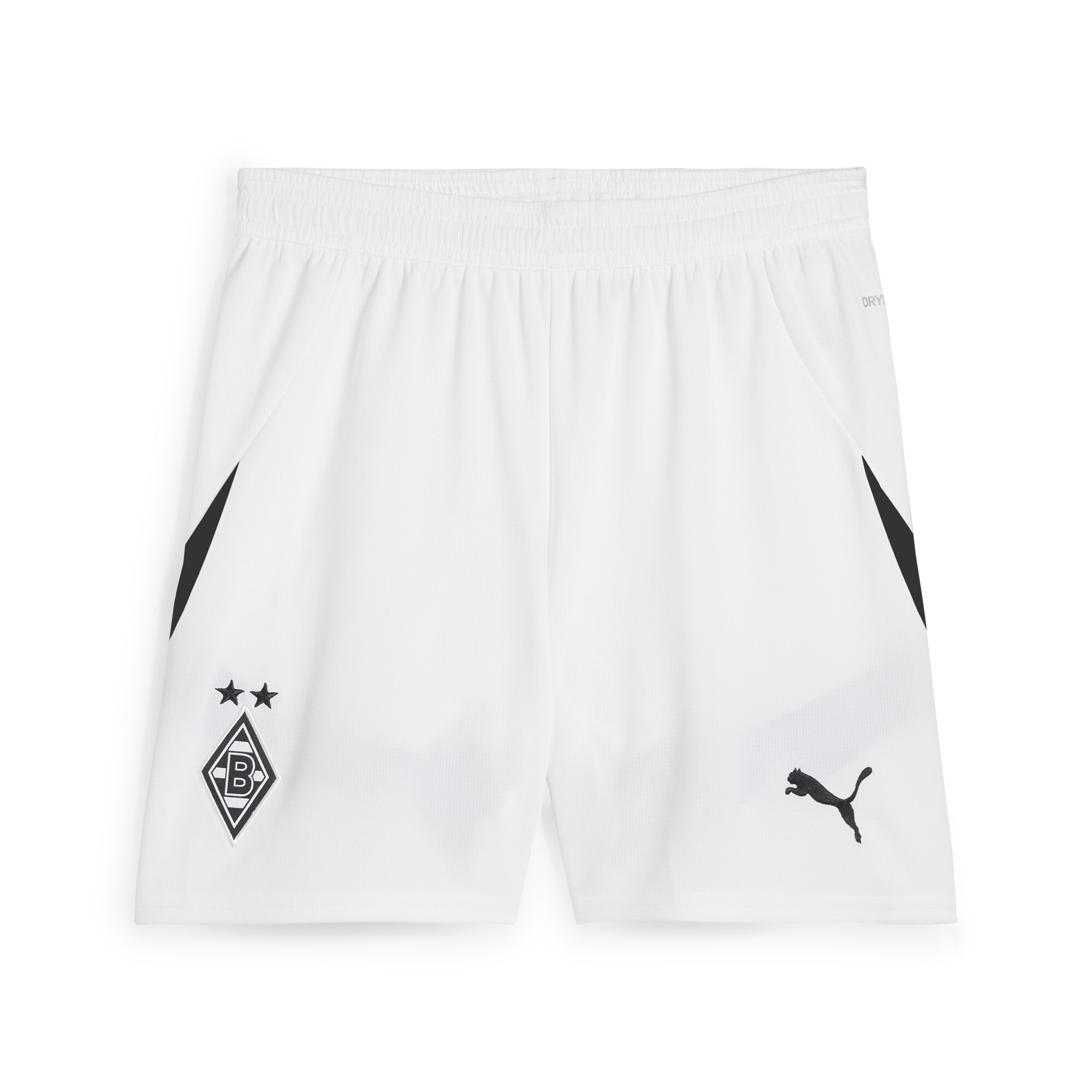 Puma Borussia Mönchengladbach 24/25 Shorts Youth, White, Size 13-14Y, Clothing