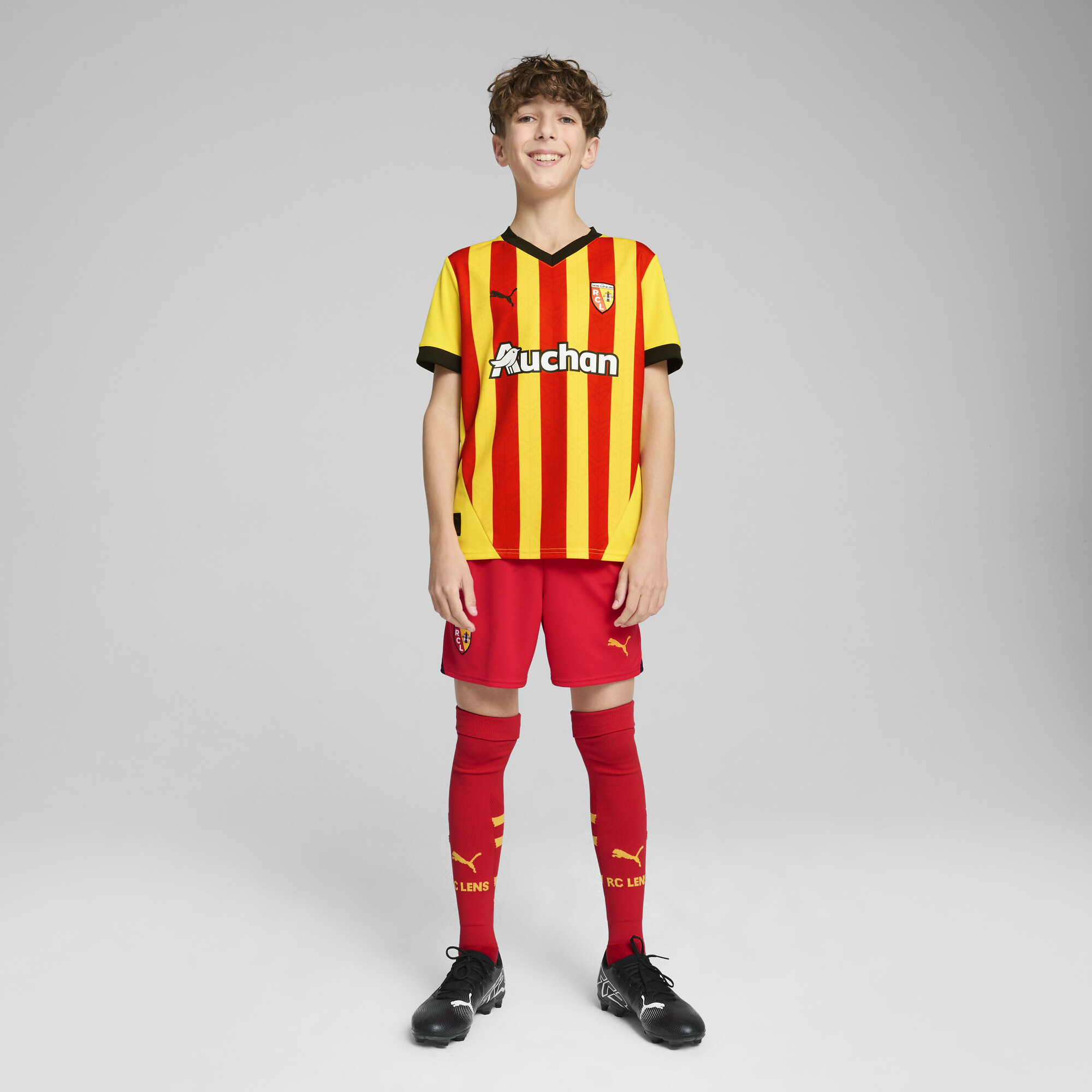 Puma RC Lens 24/25 Home Jersey Youth, Yellow, Size 11-12Y, Clothing