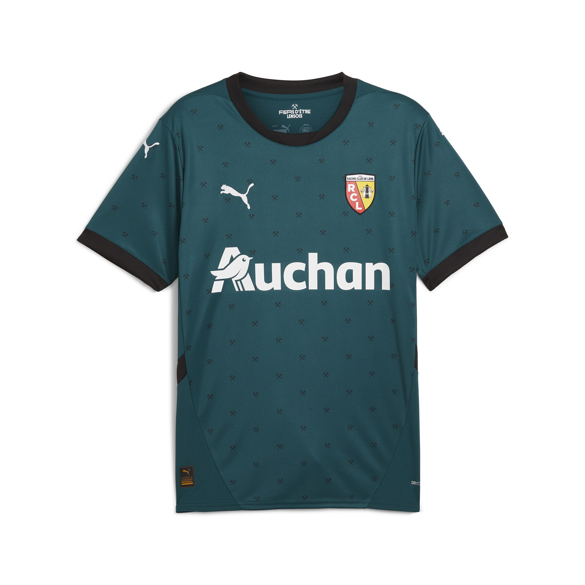 Puma RC Lens 24/25 Auswärtstrikot Herren | Mit Print | Varsity Green/Black | Größe: XS