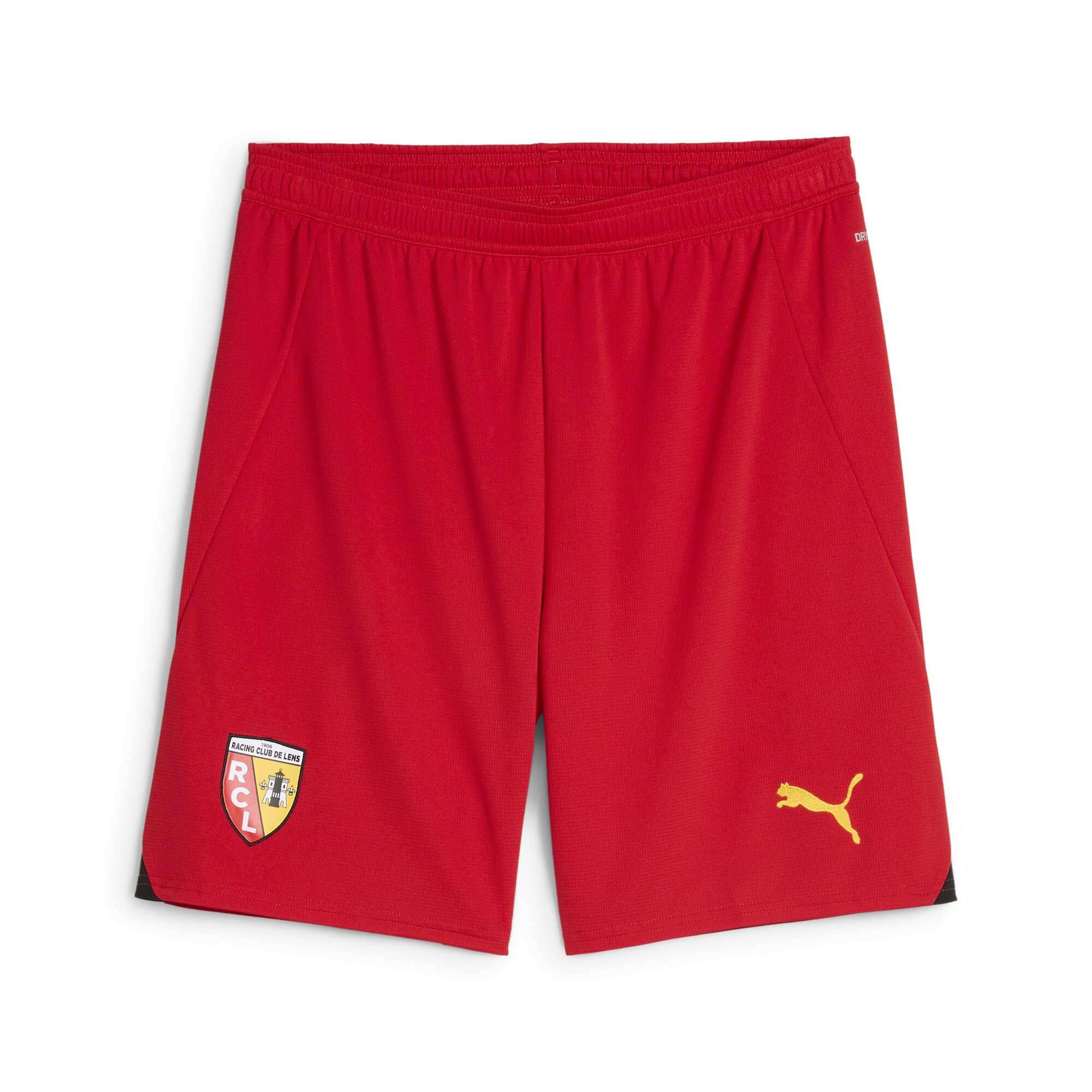 Puma RC Lens 24/25 Shorts Herren | Mit Plain | Red/Pelé Yellow | Größe: S