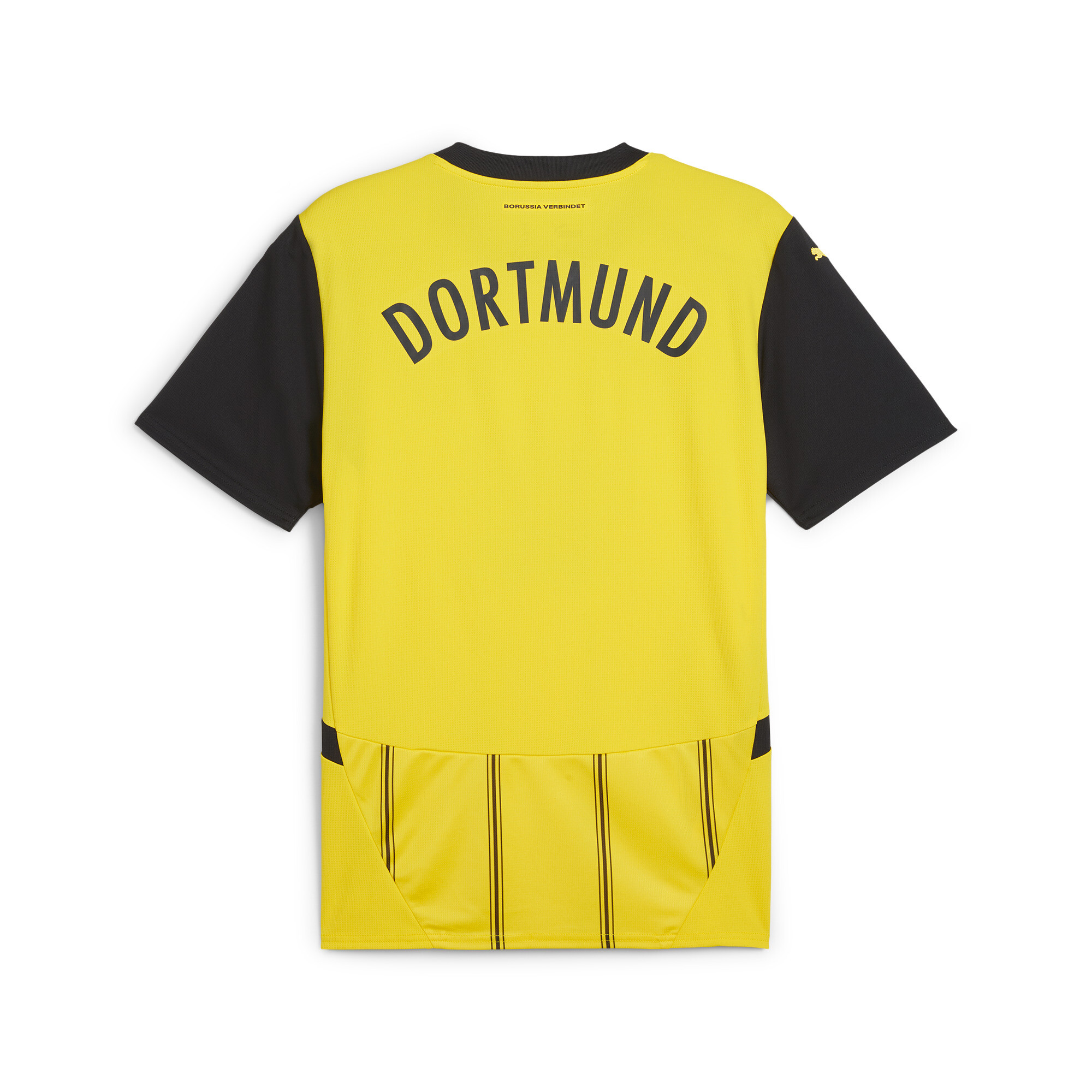 Men's PUMA Borussia Dortmund 24/25 Home Jersey Men In Yellow, Size Medium, Polyester