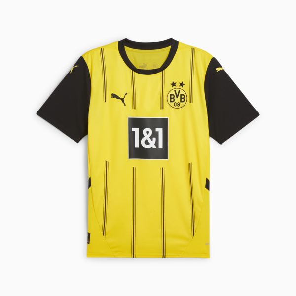 Jersey local réplica Borussia Dortmund 24/25 para hombre, Faster Yellow-PUMA Black, large-MEX