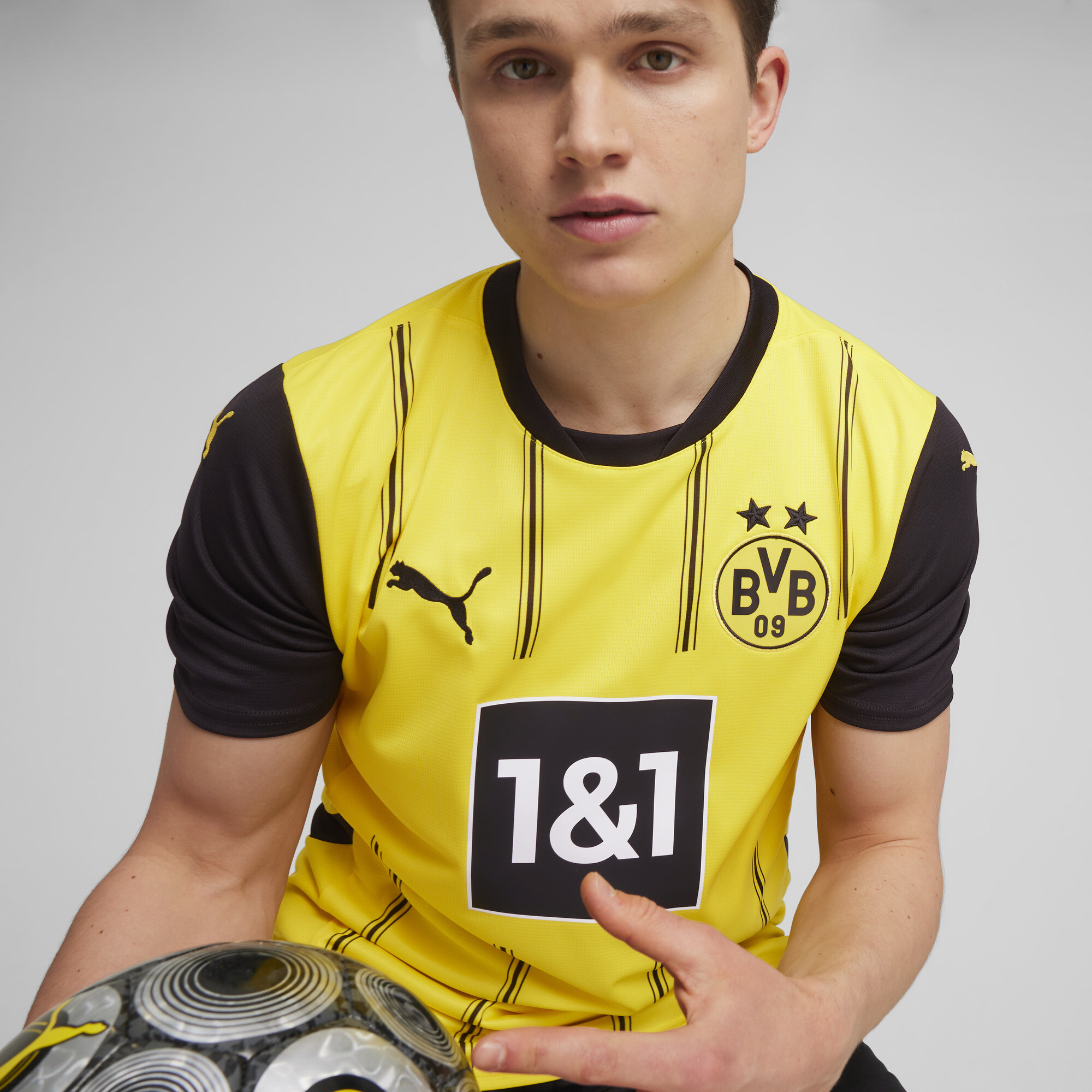 قميص جيرسيه Borussia Dortmund 24/25 Home للرجال أصفر