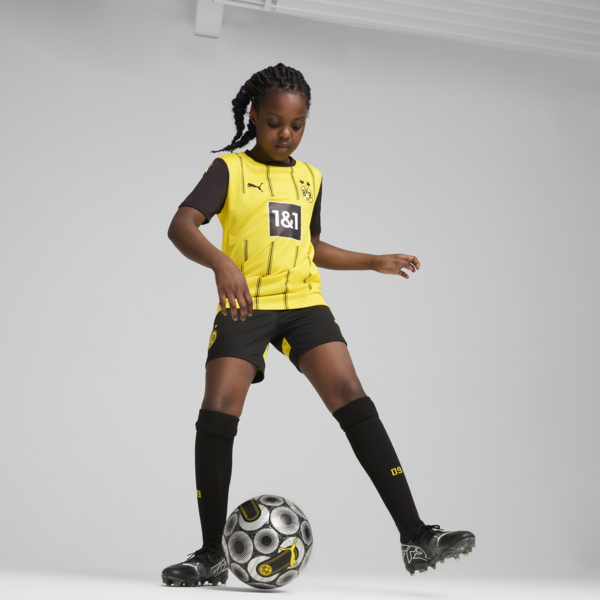 Jersey local réplica Borussia Dortmund 24/25 juvenil, Faster Yellow-PUMA Black, large-MEX