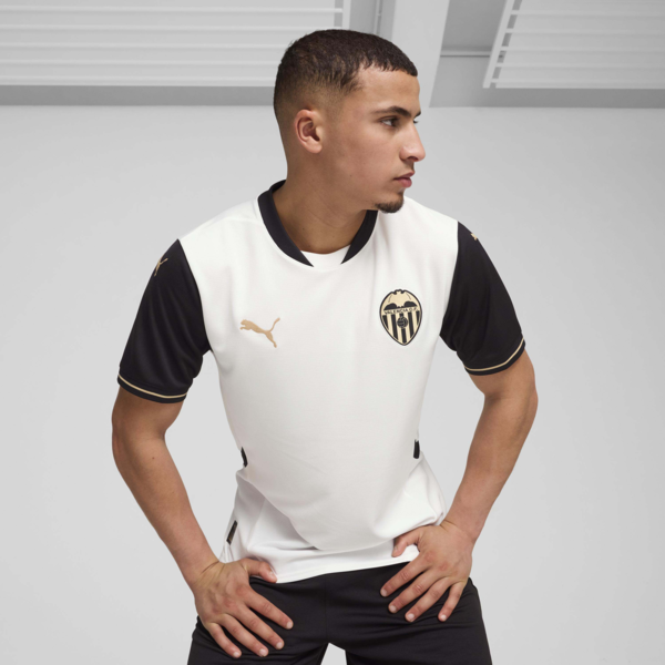Valencia CF 24/25 Home Jersey Men, PUMA White-PUMA Black, large-MEX