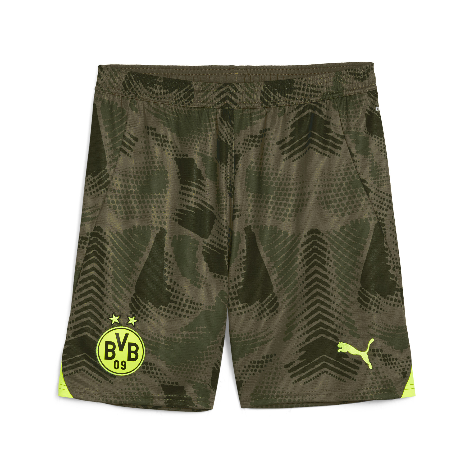 Puma Borussia Dortmund 24/25 Torwartshorts Herren | Mit Other Pattern | Olive Drab/Myrtle | Größe: XL