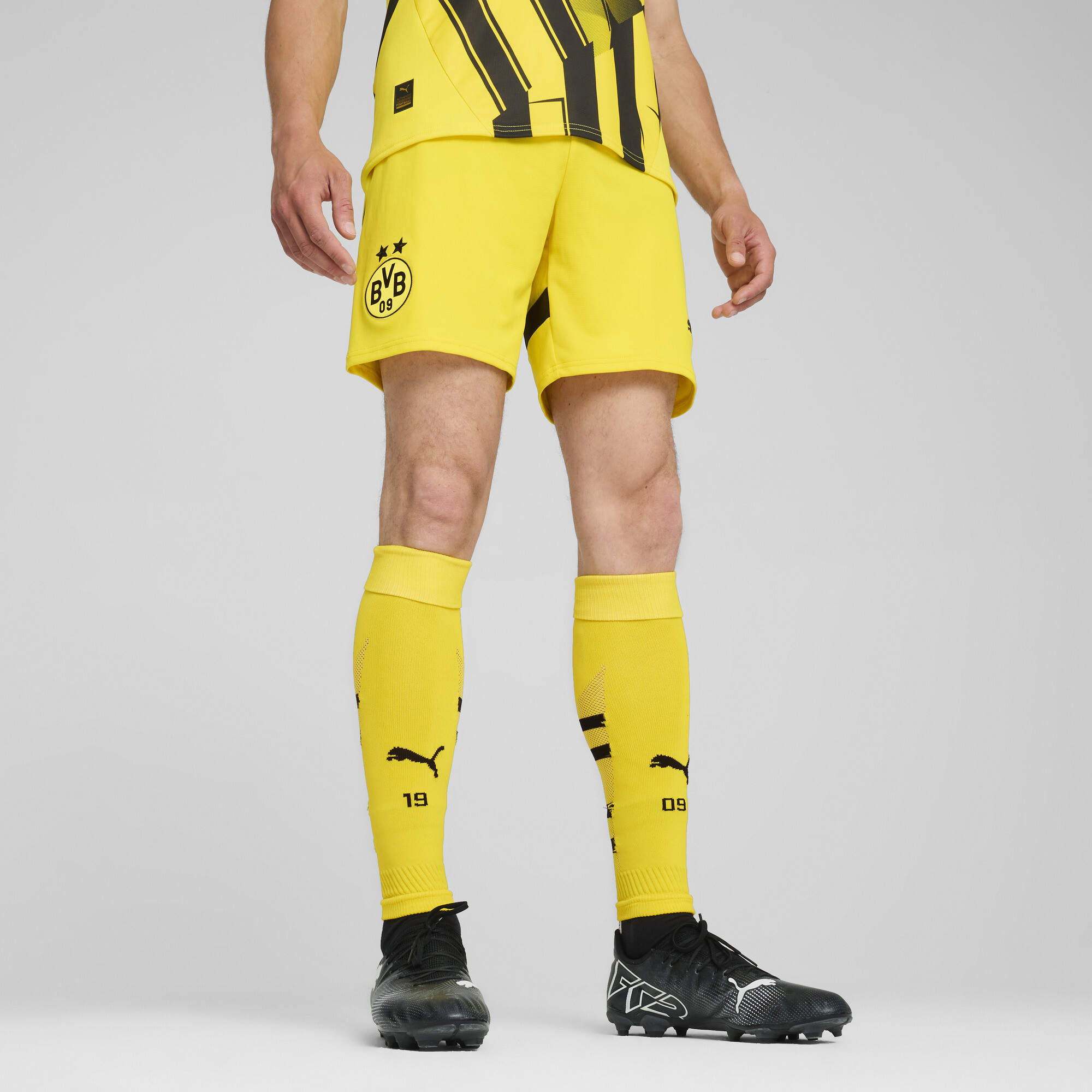 Puma Borussia Dortmund 24/25 Shorts Herren | Mit Color Blocking | Faster Yellow/Black | Größe: XXL