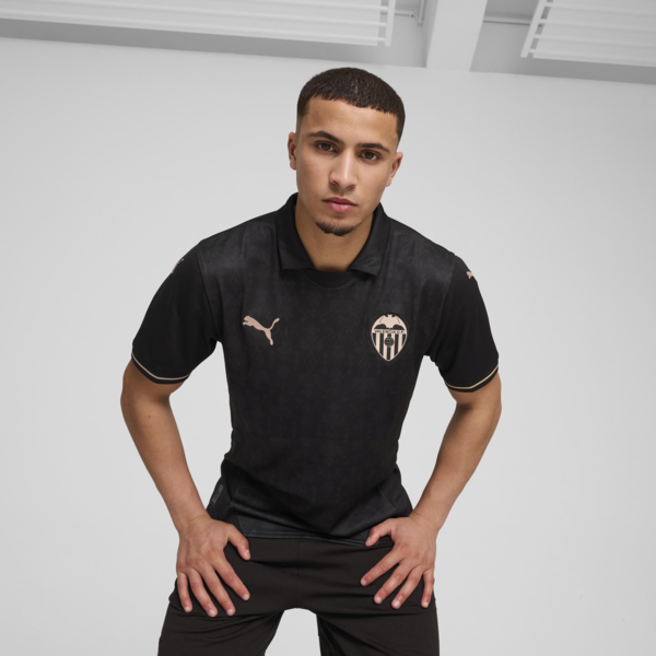 Camiseta visitante Valencia CF 24/25 para hombre, PUMA Black-PUMA Gold, large-MEX