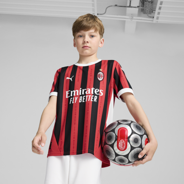AC Milan 24/25 Home Jersey Youth, For All Time Red-PUMA Black, large-ZAF