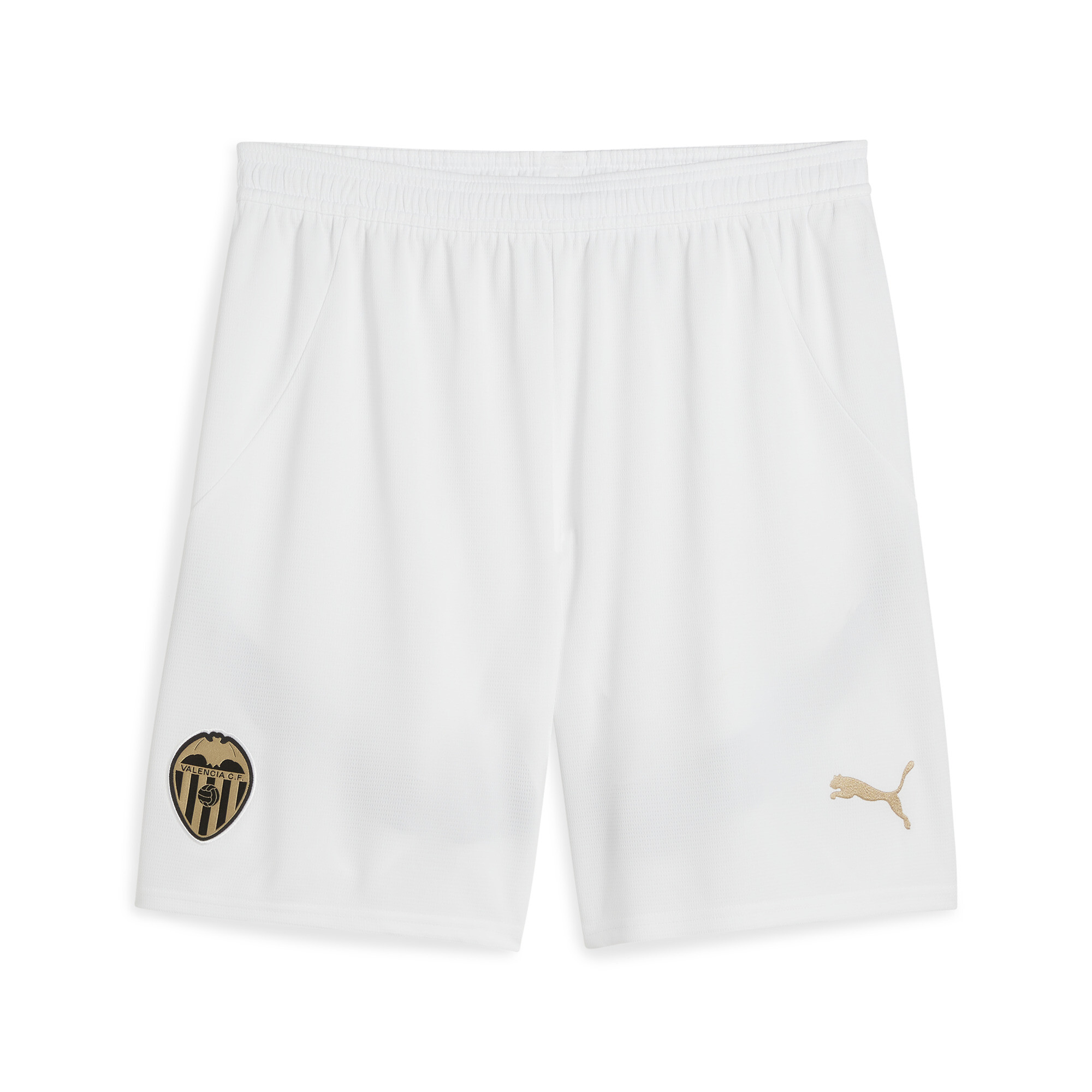 Puma Valencia CF 24/25 Shorts Herren | Mit Color Blocking | White/Black | Größe: L