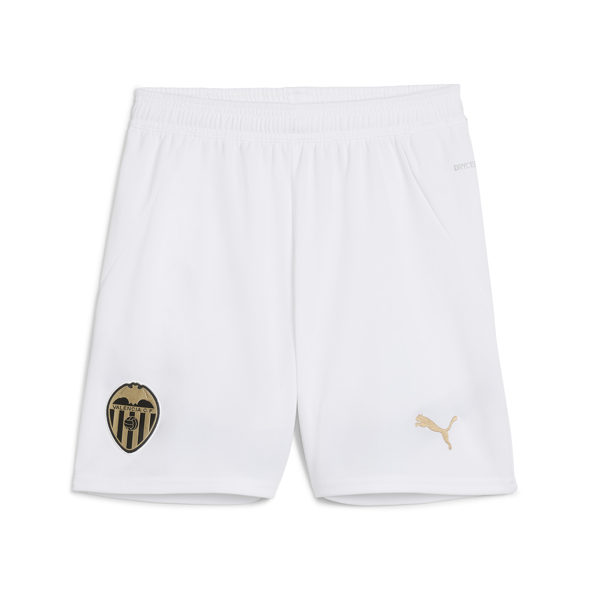 Puma Valencia CF 24/25 Shorts Teenager Für Für Kinder | Mit Color Blocking | White/Black | Größe: 15-16Y