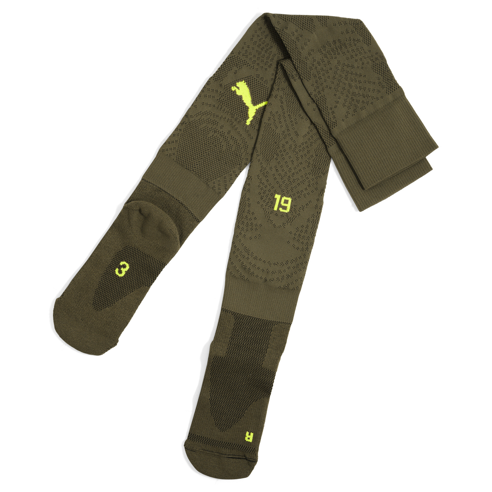 Men's Puma Borussia Dortmund Goalkeeper Socks, Green, Size 39-42, Clothing