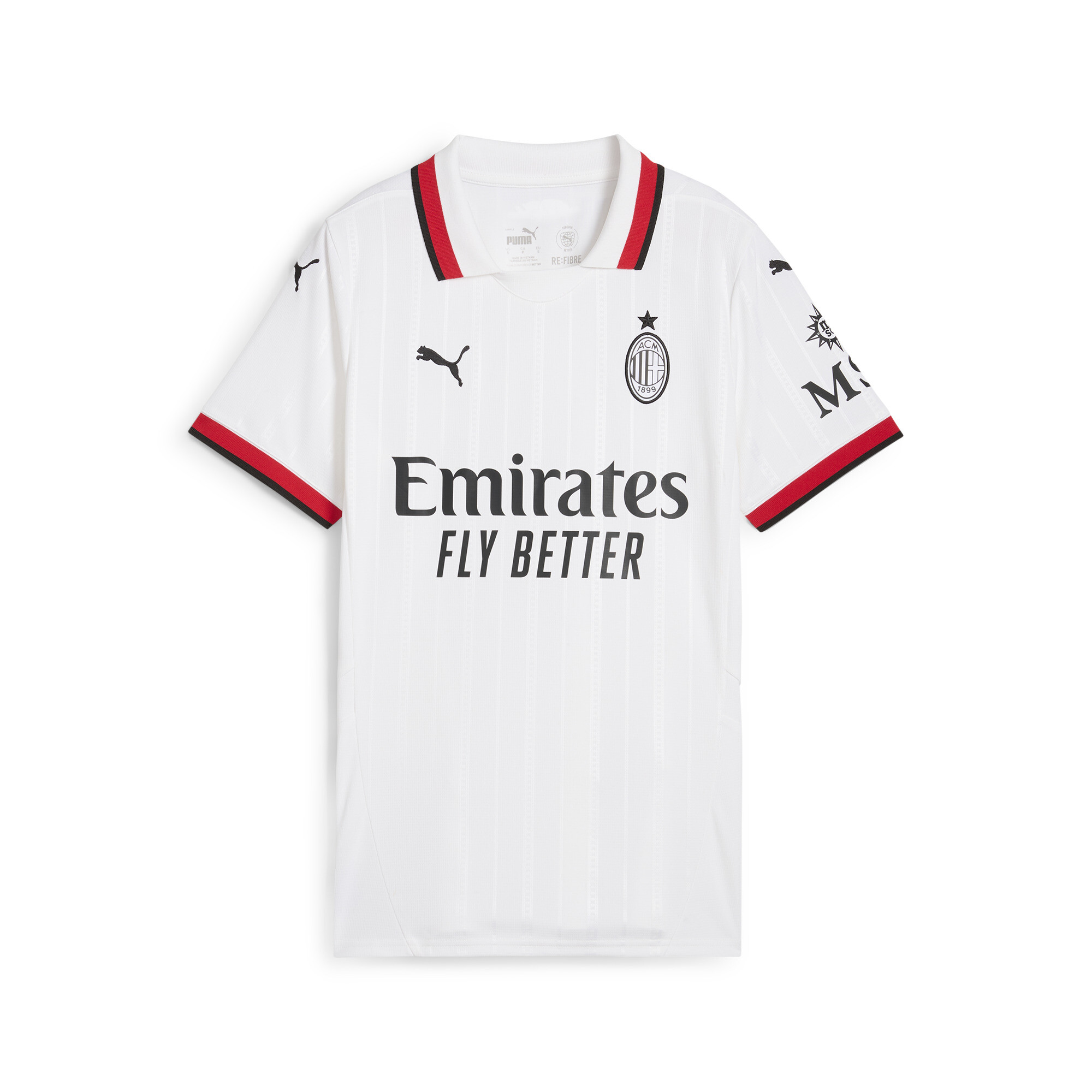 Puma AC Milan 24/25 Auswärtstrikot Damen | Mit Plain | White | Größe: XS