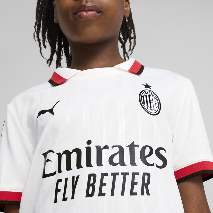 MC2 SAINT BARTH X AC MILAN SWIM SHORTS WITH RED AND BLACK