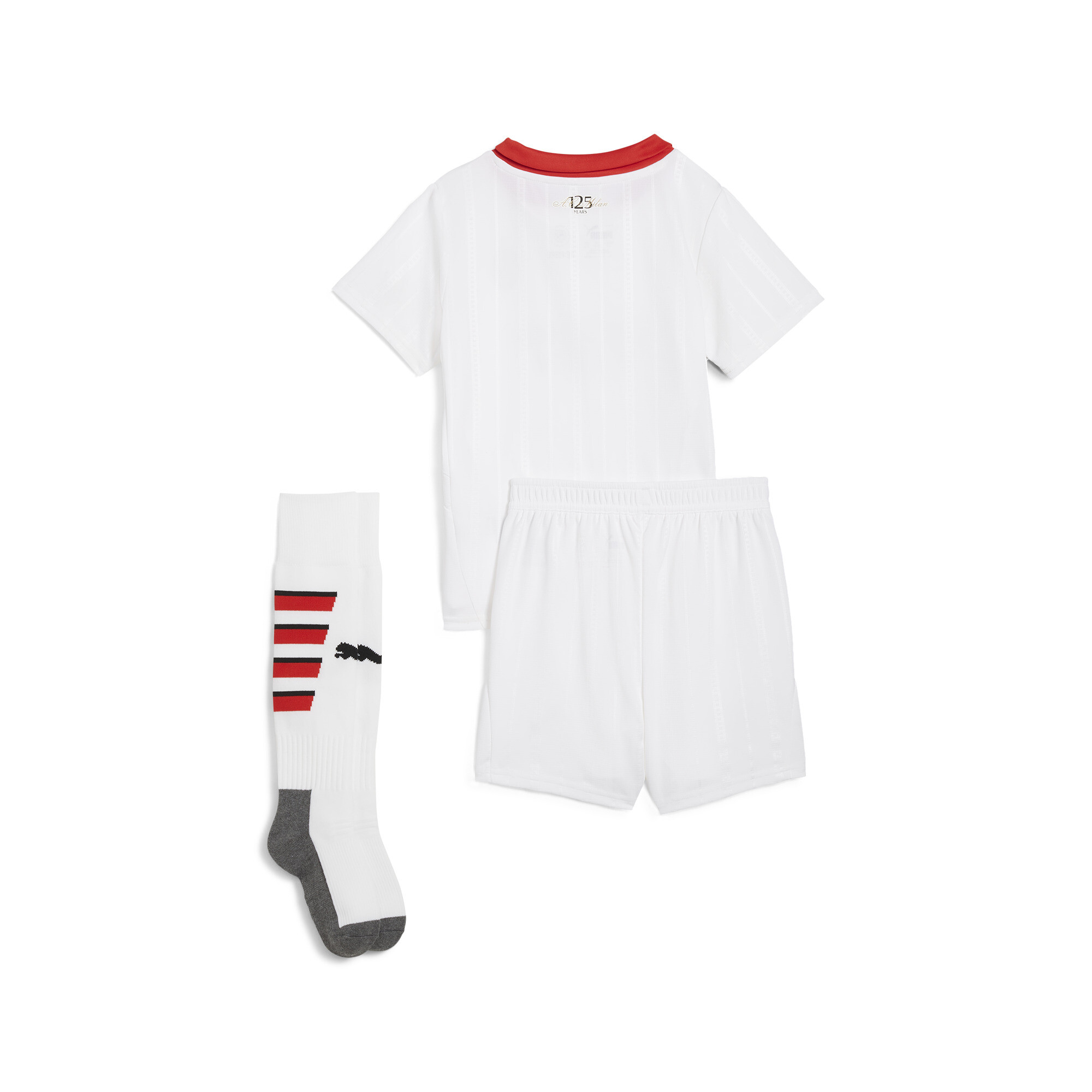 Puma AC Milan 24/25 Away Minikit Kids, White, Size 5-6Y, Clothing