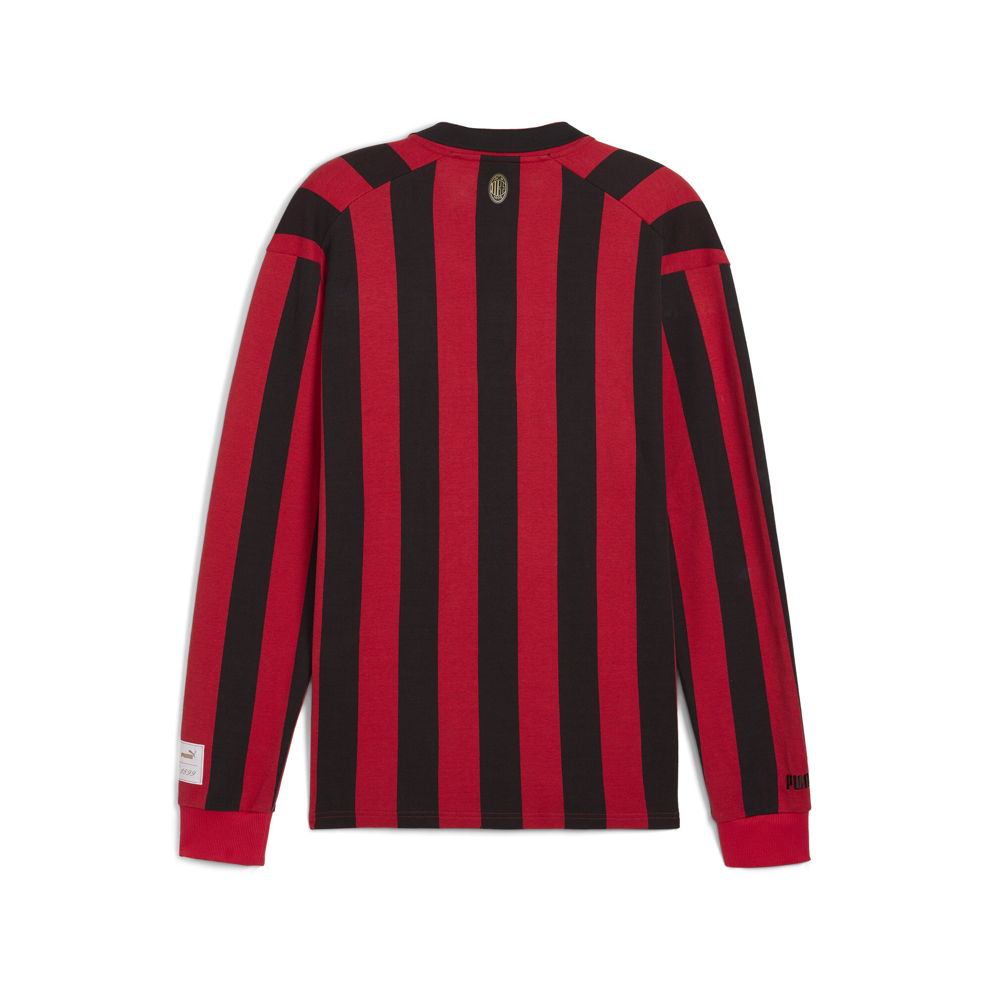 Men's Puma AC Milan 125th Anniversary Retro Jersey, Black, Size 3XL, Clothing