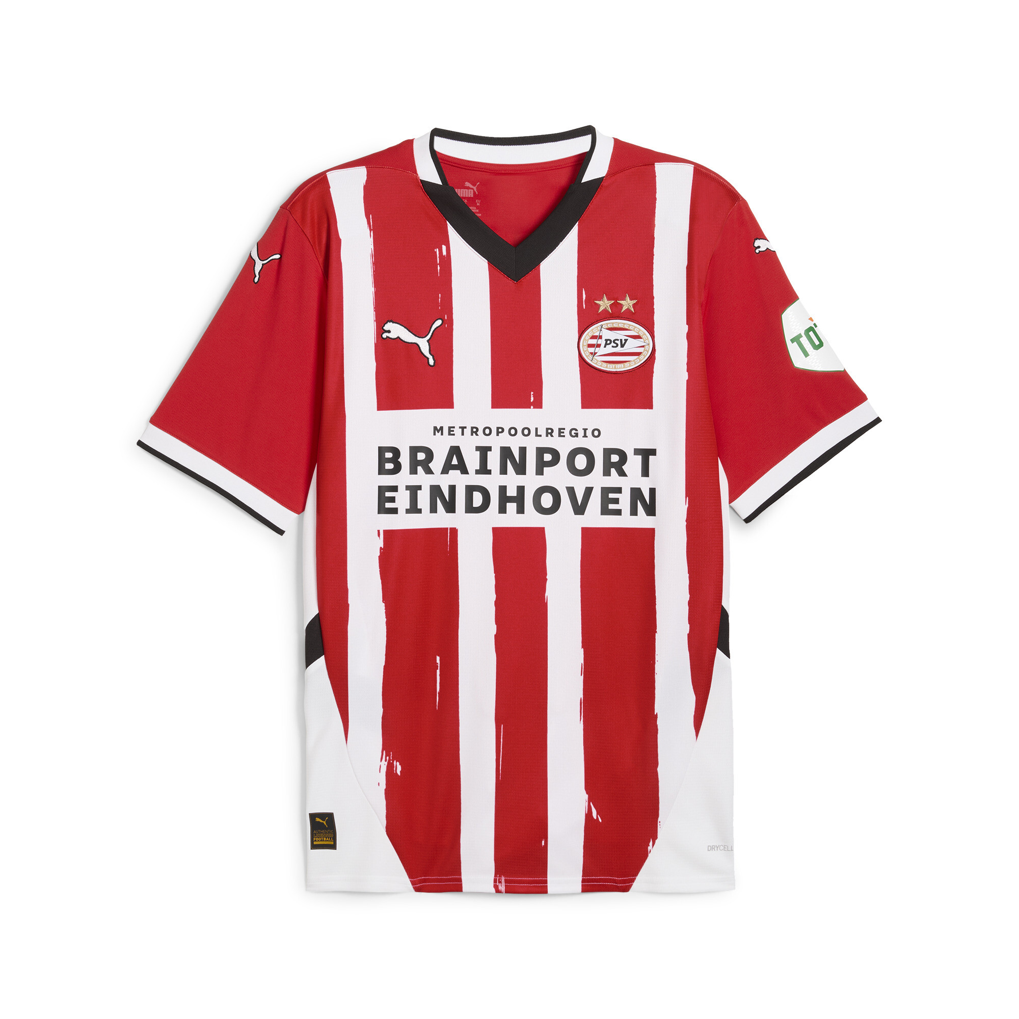 Men's PUMA PSV Eindhoven 24/25 Home Jersey Men In Red, Size 2XL, Polyester