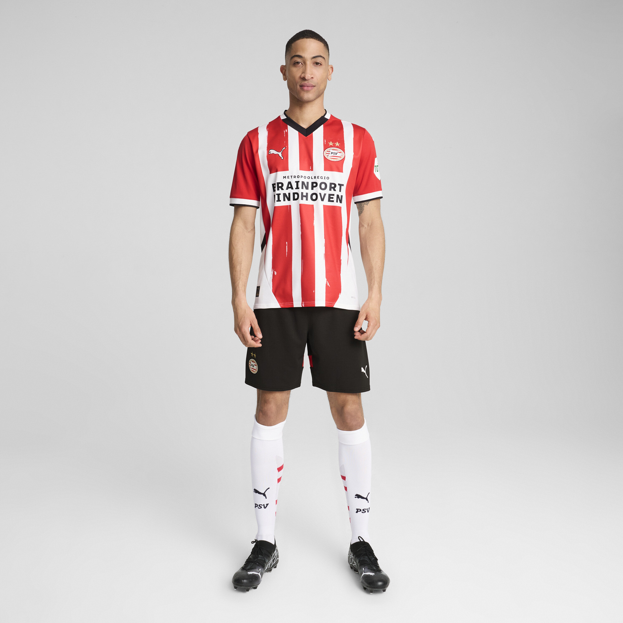 Puma PSV Eindhoven 24/25 Home Jersey, Red, Size M, Sport