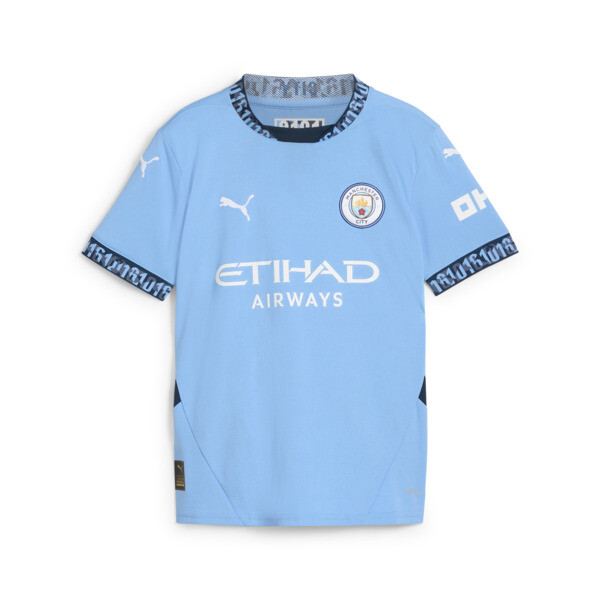 Manchester City 24/25 Home Jersey Youth, Team Light Blue-Marine Blue, large-ZAF