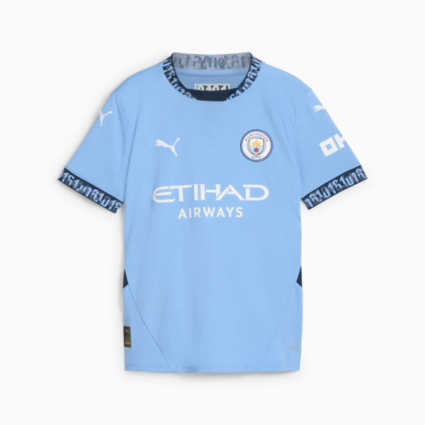 Manchester City 24/25 Home Jersey Youth, Team Light Blue-Marine Blue, large-ZAF