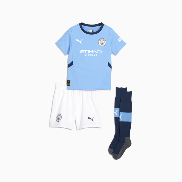 Manchester City 24/25 Home Minikit Kids, Team Light Blue-Marine Blue, large-ZAF