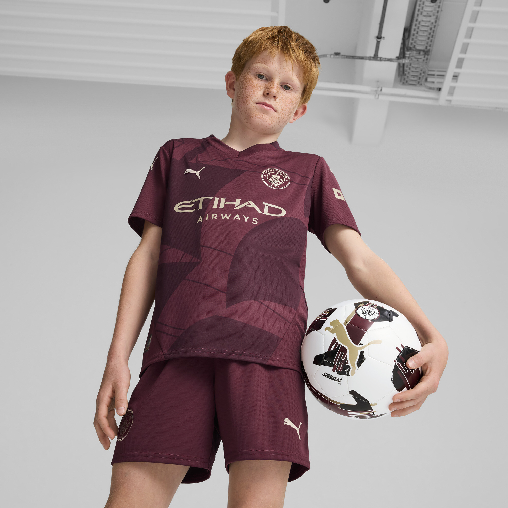 Puma Manchester City 24/25 Ausweichtrikot Teenager Für Für Kinder | Dark Jasper | Größe: 7-8Y