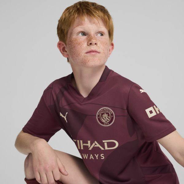 Manchester City 24/25 Third Jersey Youth, Dark Jasper, large-ZAF