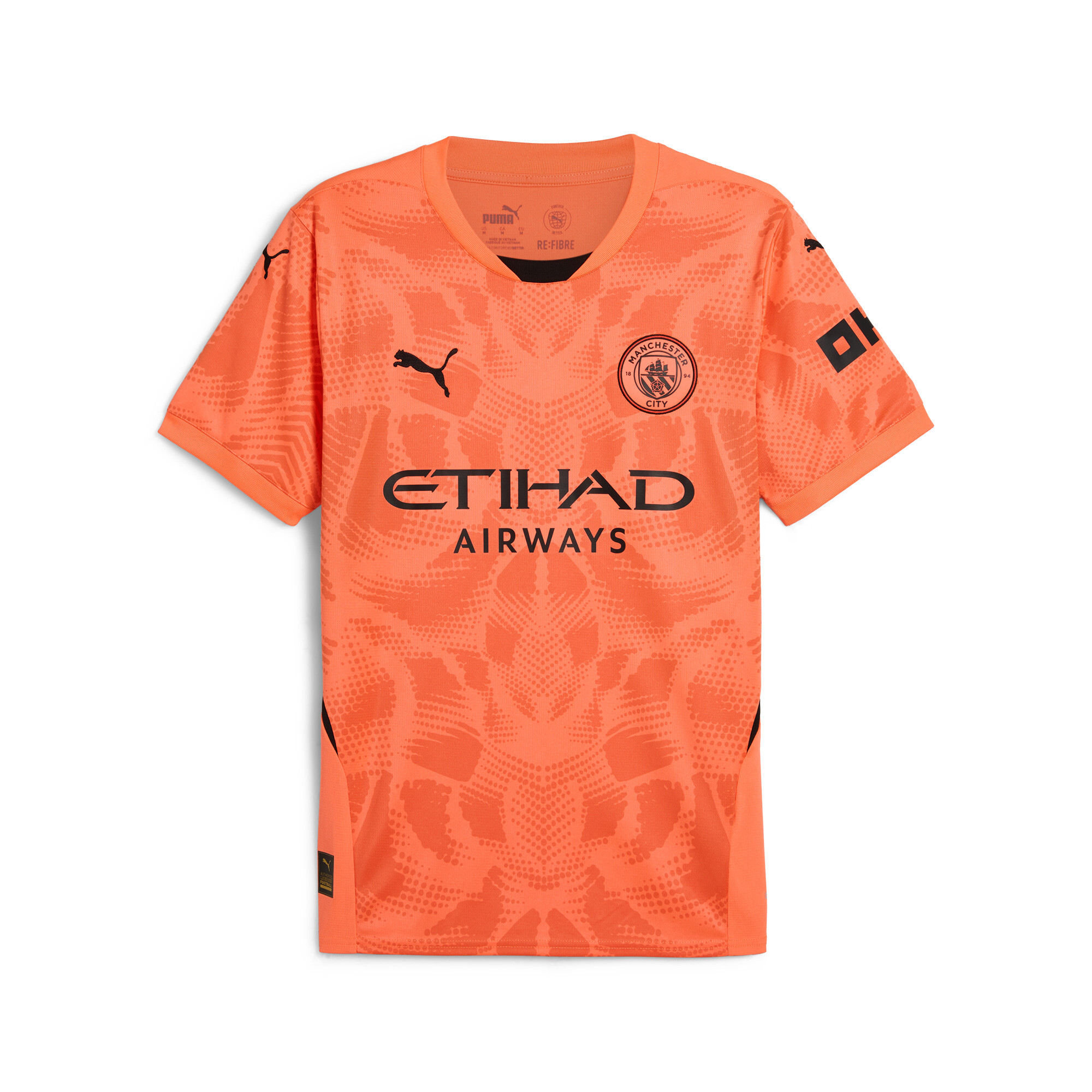 Puma Manchester City 24/25 Kurzärmliges Torwarttrikot Herren | Neon Sun | Größe: L