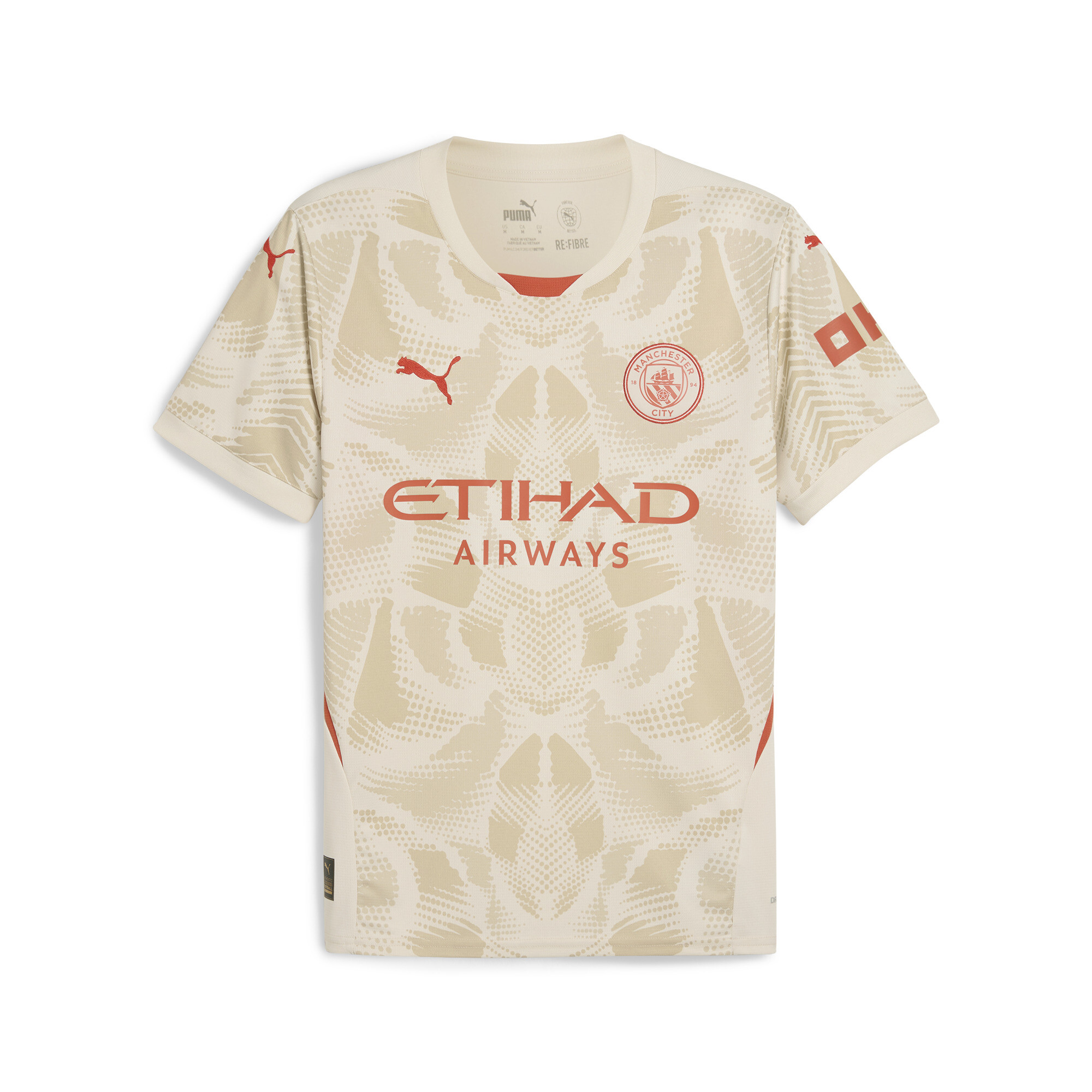 Puma Manchester City 24/25 Kurzärmliges Torwarttrikot Herren | Alpine Snow/Putty | Größe: M