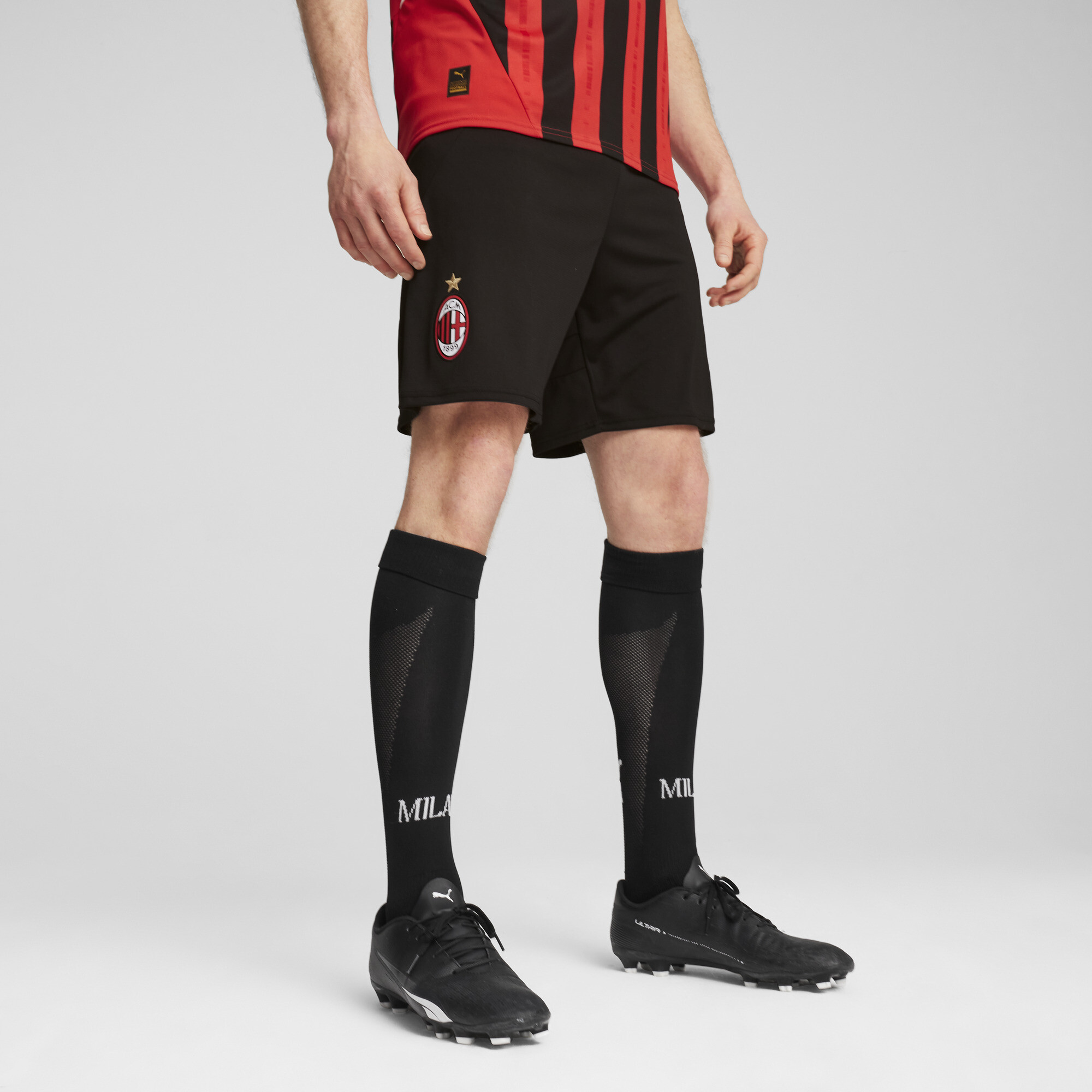 Puma AC Milan 24/25 Shorts Herren | Black | Größe: XS