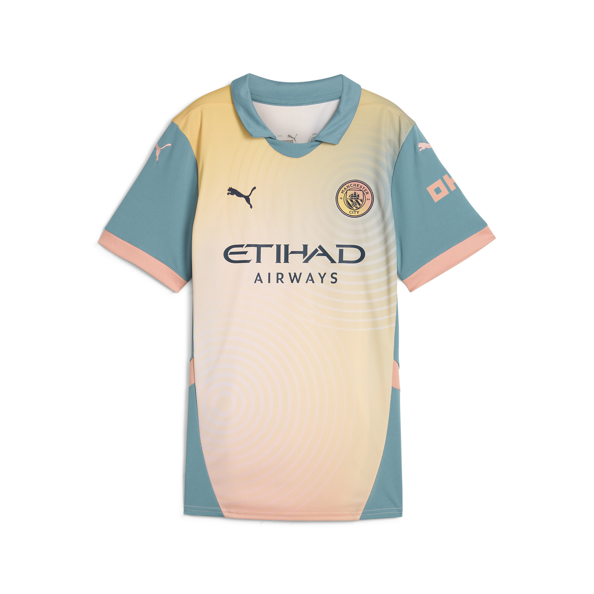 Women's Puma Manchester City 24/25 Fourth Jersey, Pink, Size XL, Clothing