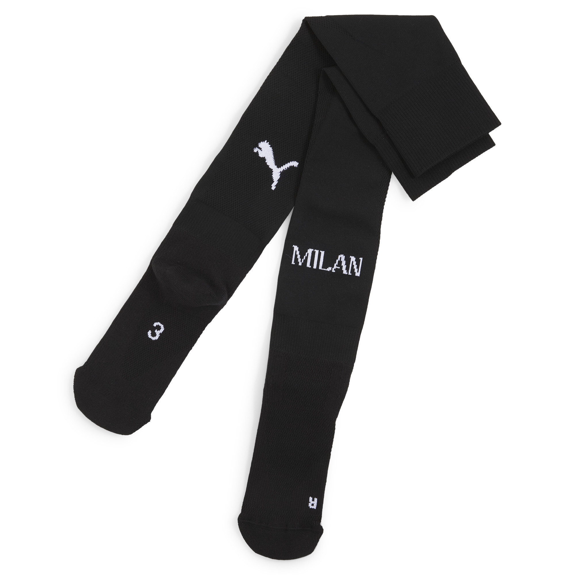 Men's Puma AC Milan Plain Socks, Black, Size 35-38, Clothing