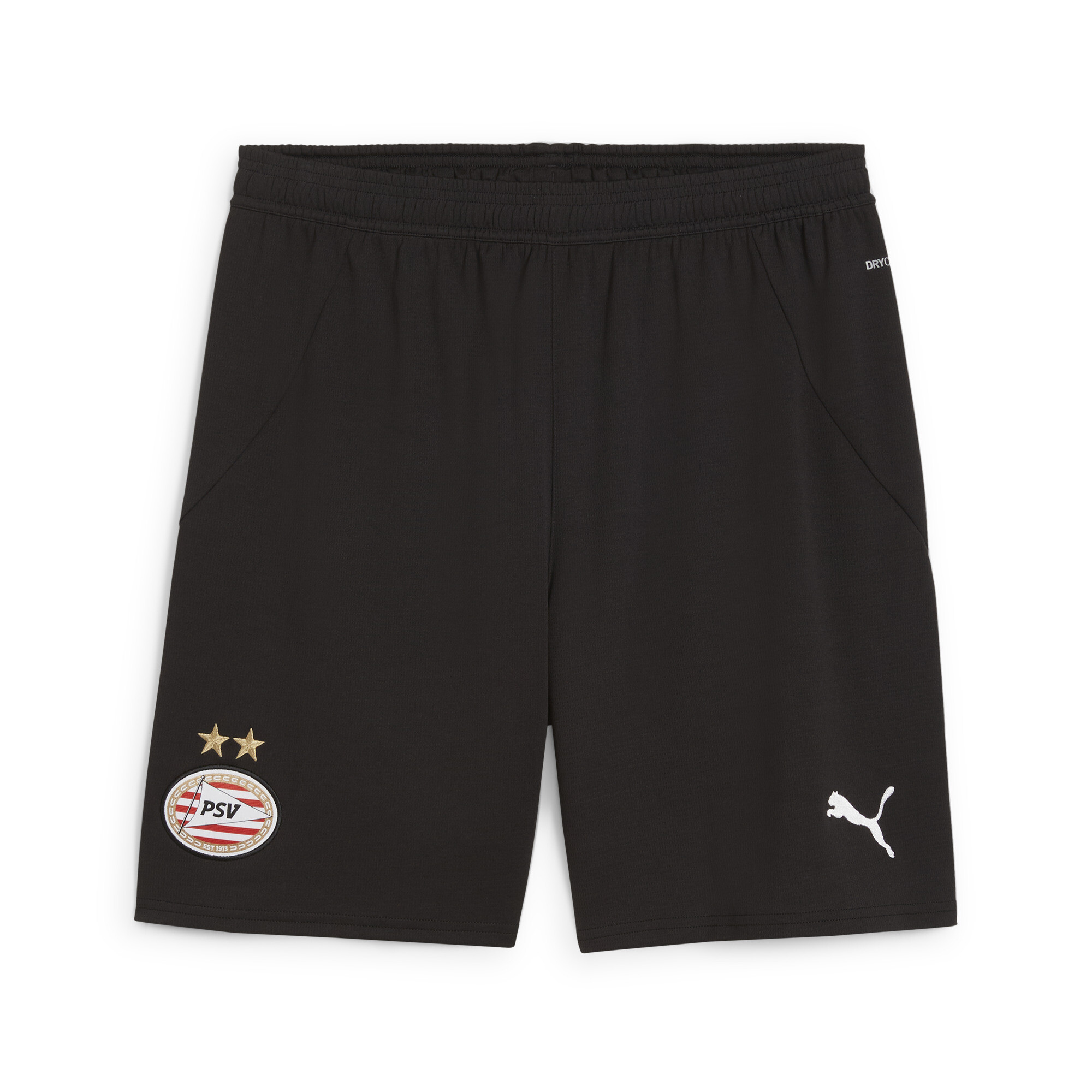 Puma PSV Eindhoven Shorts Herren | Mit Plain | Black/Red | Größe: M