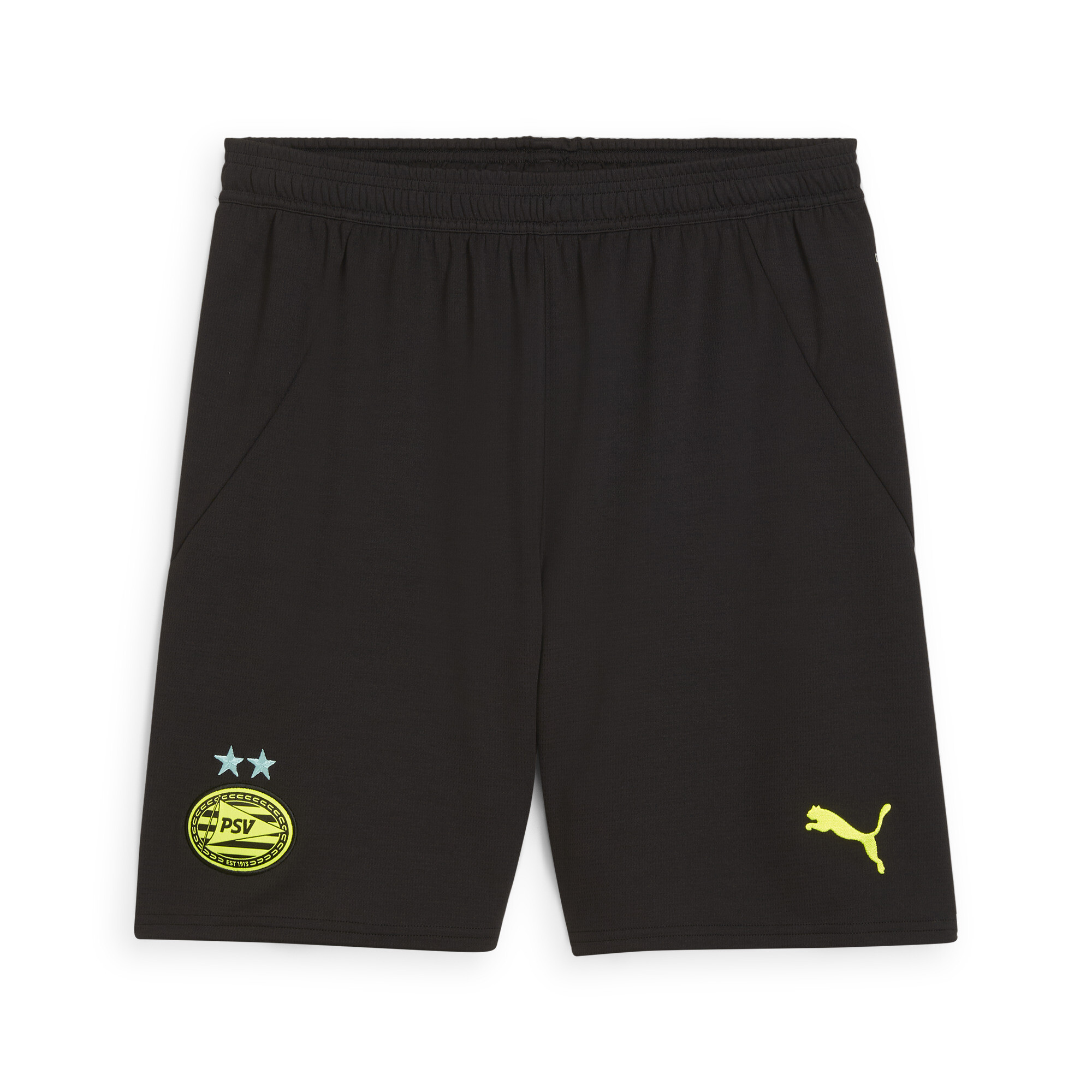 Puma PSV Eindhoven Shorts Herren | Mit Color Blocking | Black/Poison Pink | Größe: XXL