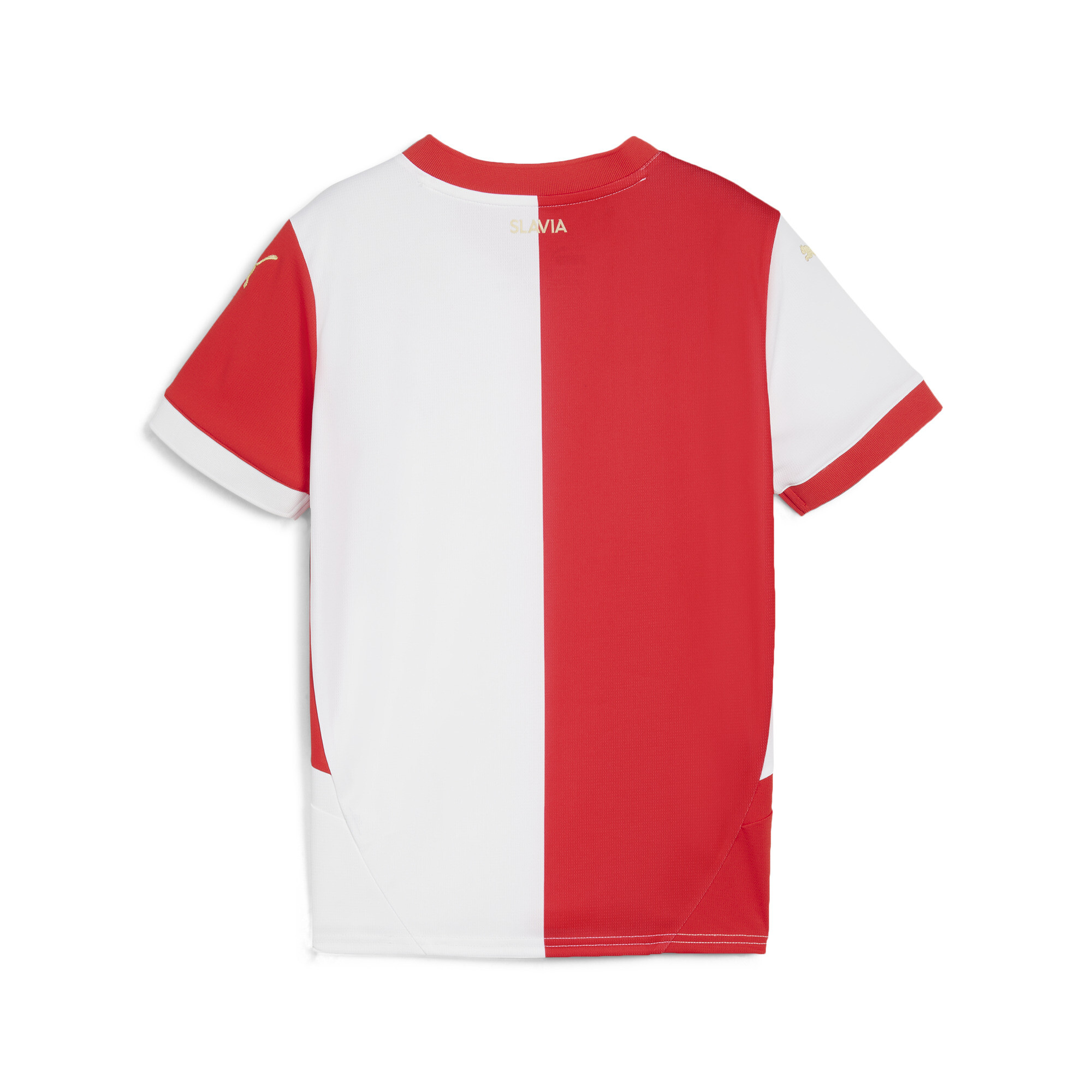 Puma SK Slavia Praha 24/25 Home Jersey Youth, White, Size 5-6Y, Clothing