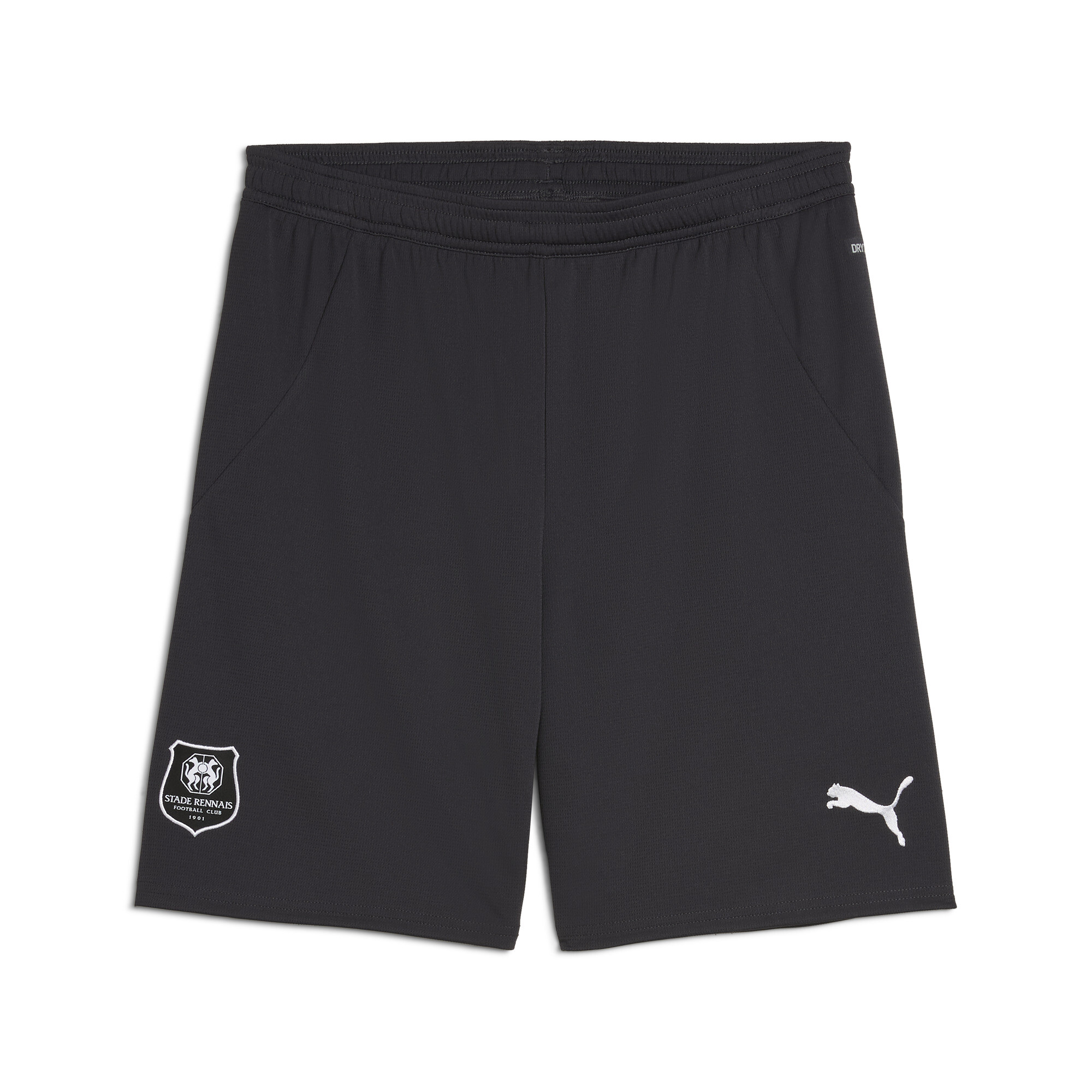 Puma Stade Rennais F.C. 24/25 Shorts Herren | Mit Plain | Flat Dark Gray/White/Black | Größe: S