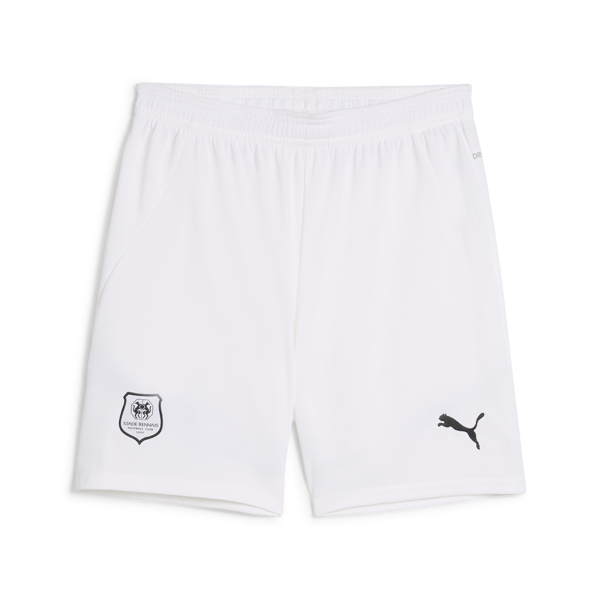 Puma Stade Rennais F.C. 24/25 Shorts Teenager Für Für Kinder | Mit Plain | White/Black | Größe: 5-6Y