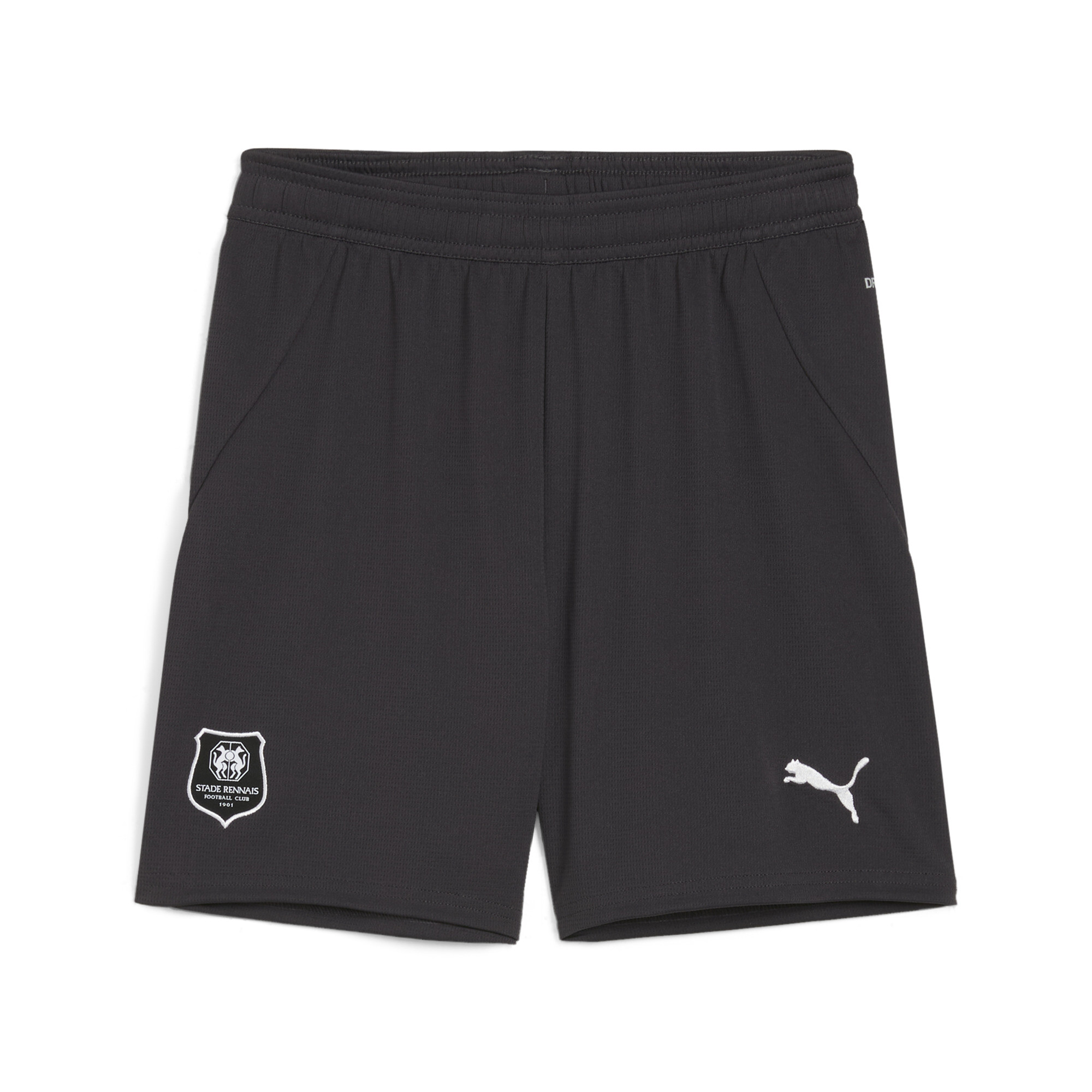 Puma Stade Rennais F.C. 24/25 Shorts Teenager Für Für Kinder | Mit Plain | Flat Dark Gray/White/Black | Größe: 5-6Y