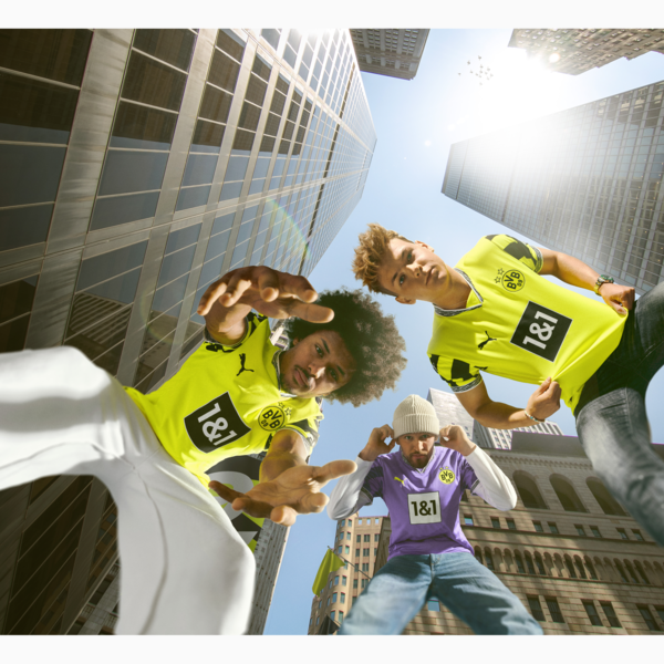 Borussia Dortmund Anniversary Jersey Men, Yellow Alert-PUMA Black, large-MEX