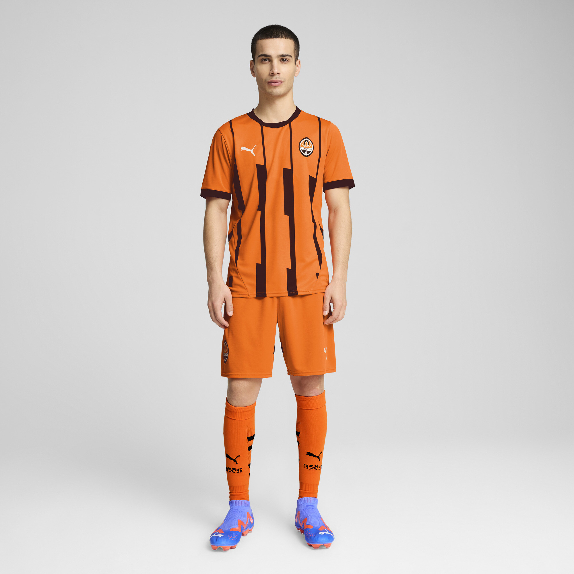 Men's Puma FC Shakhtar Donetsk 24/25 Home Jersey, Orange, Size L, Sport