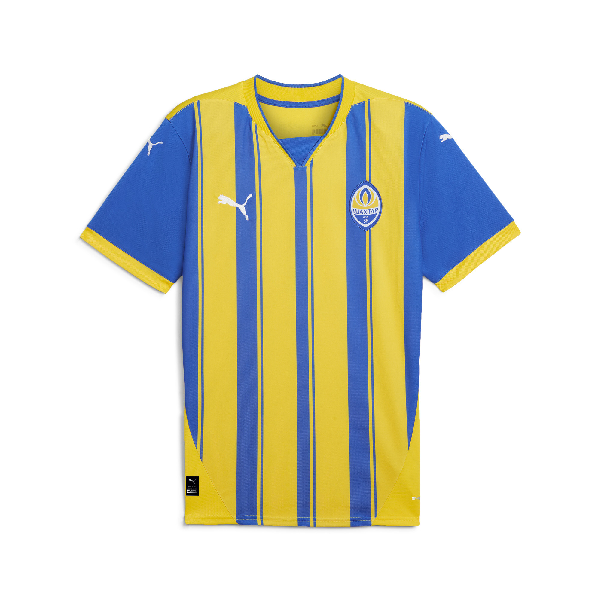 Puma FC Shakhtar Donetsk 24/25 Ausweichtrikot Herren | Mit Striped | Racing Blue/Faster Yellow | Größe: M