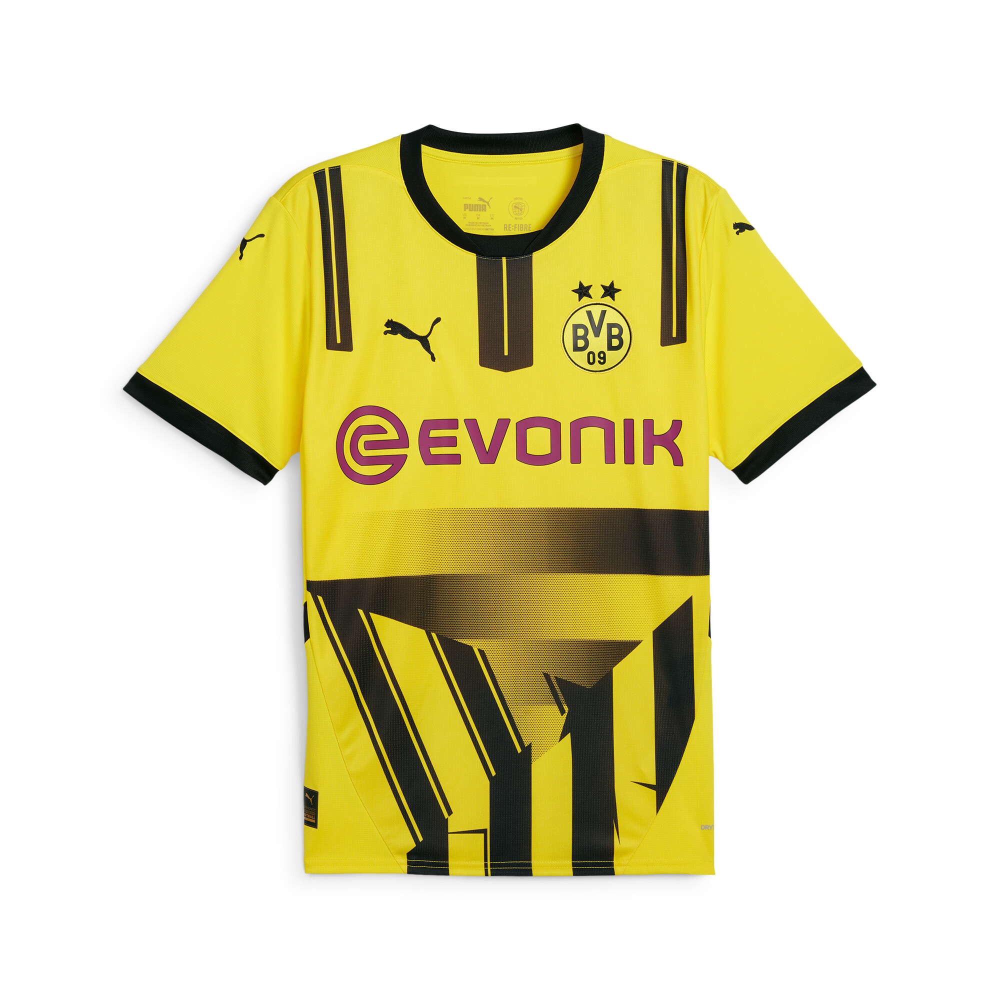 Men's Puma Borussia Dortmund 24/25 Cup Jersey, Yellow, Size XXL, Clothing