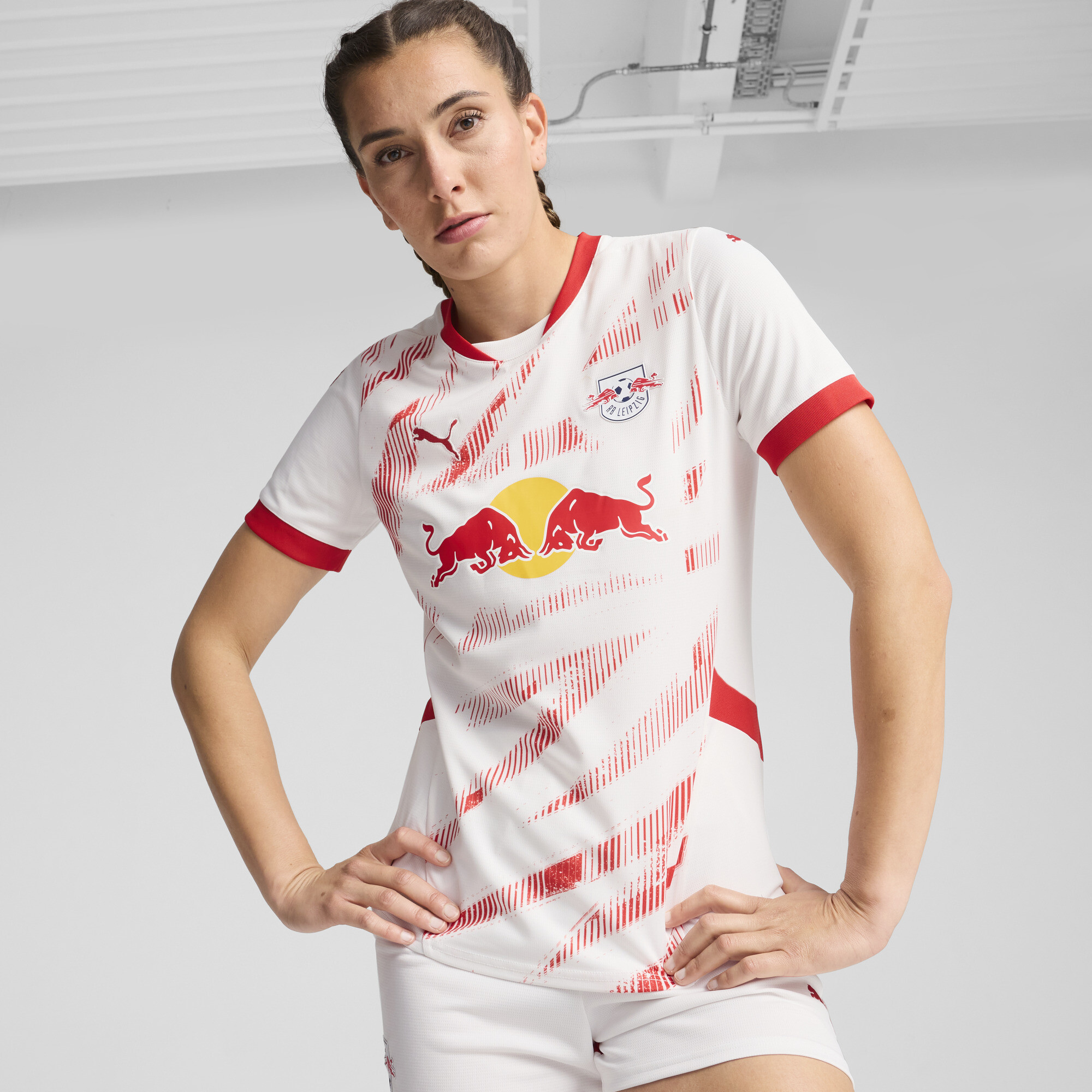 Women's Puma RB Leipzig 24/25 Home Jersey, White, Size M, Sport