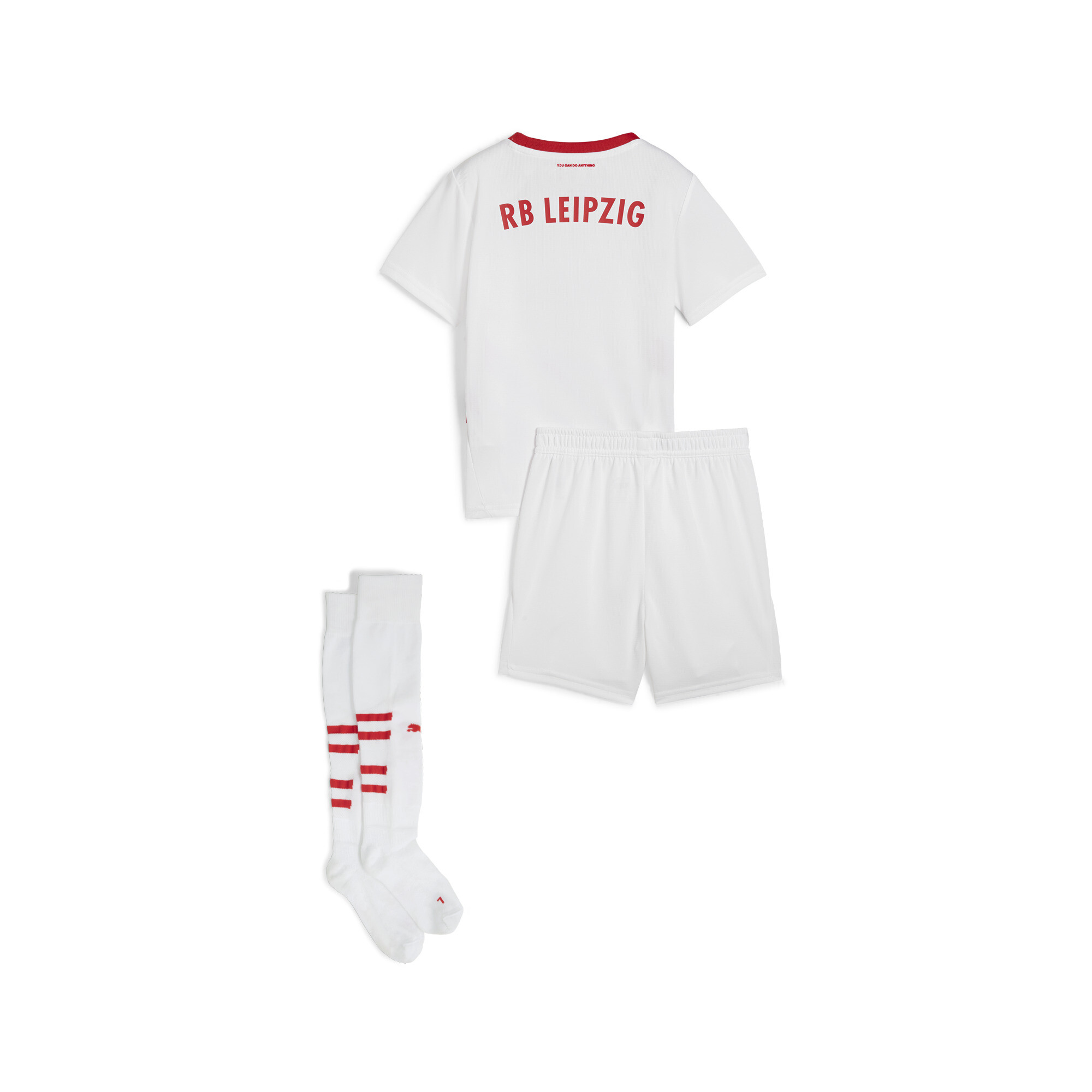 Puma RB Leipzig 24/25 Home Minikit Kids, White, Size 4-5Y, Clothing